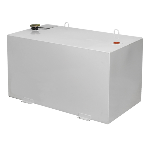 R&eacute;servoir de transfert pour carburant en acier, Acier, Capacit&eacute; 100 gal., Blanc D. Morneault & Fils