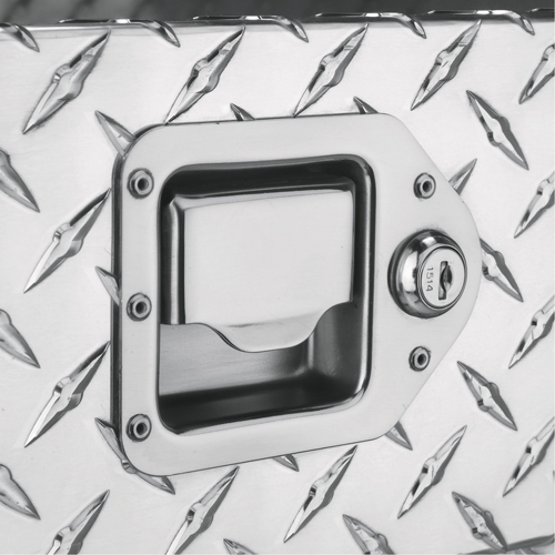 Aluminum Fuel Transfer Tank & Chest, Aluminum, 74 gal. Capacity, Silver D. Morneault & Fils