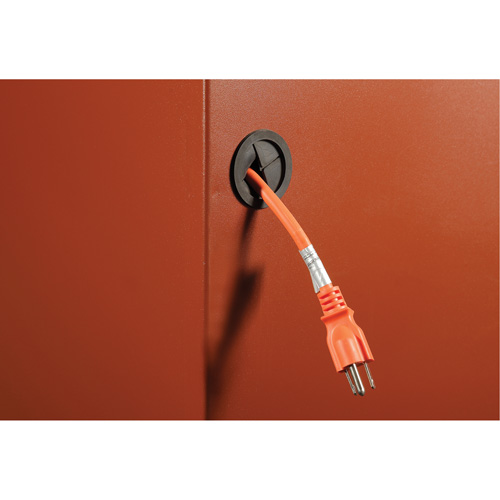 Field Office Jobsite Box, 33" W x 63" D x 80" H, Steel, Red D. Morneault & Fils