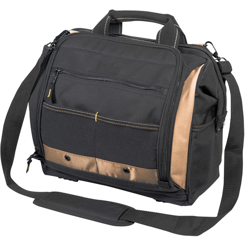 Porte-outils &agrave; compartiments multiples, Polyester, 33 pochettes, Noir D. Morneault & Fils