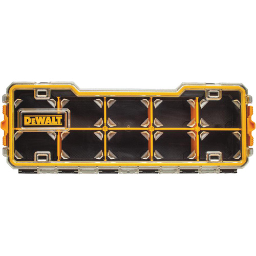 Organisateur avec compartiments PRO, 6-5/8" la x 17-5/8" p x 2-7/8" h, Noir/Jaune D. Morneault & Fils