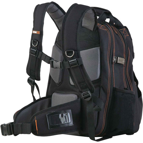 Arsenal&reg; 5843 Tool Backpack, 13-1/2" L x 8-1/2" W, Black, Polyester D. Morneault & Fils