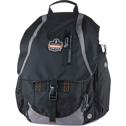 Arsenal&reg; 5143 Tool Backpack, 15" L x 8" W, Black, Polyester D. Morneault & Fils