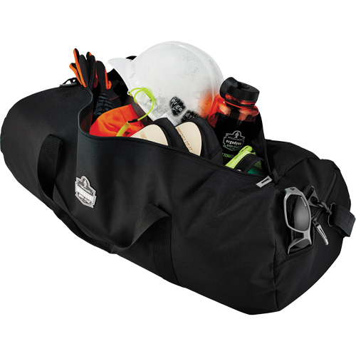 Sac polochon 5020 Arsenal, Polyester, 3 pochettes, Noir D. Morneault & Fils