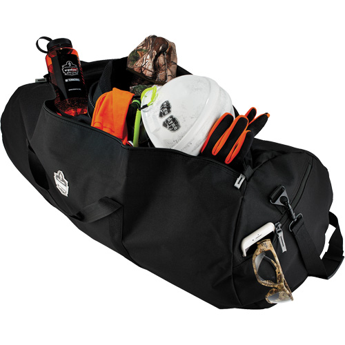 Sac polochon 5020 Arsenal, Polyester, 3 pochettes, Noir D. Morneault & Fils