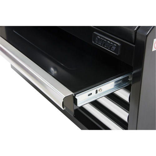 Industrial Tool Chest, 26" W, 4 Drawers, Black D. Morneault & Fils