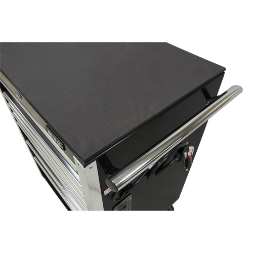 Heavy-Duty Tool Cart, 7 Drawers, 28" W x 22" D x 42-3/8" H, Black D. Morneault & Fils