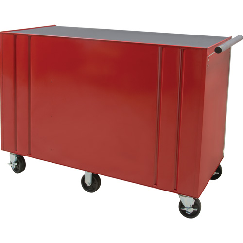 Industrial Tool Cart, 12 Drawers, 56" W x 24-1/2" D x 38-1/8" H, Red D. Morneault & Fils