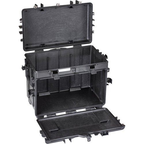Military Mobile Tool Chest With Drawers, 22-4/5" W x 15" D x 18" H, Black D. Morneault & Fils