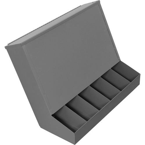 Gravity Feed Dispenser with Lid D. Morneault & Fils