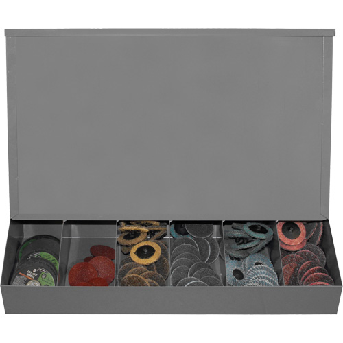 Gravity Feed Dispenser with Lid D. Morneault & Fils