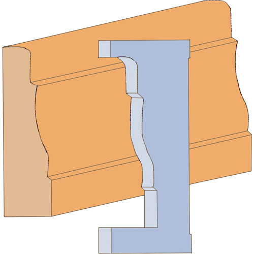 Jeu de couteaux pour moulage de grand boîtier D. Morneault & Fils