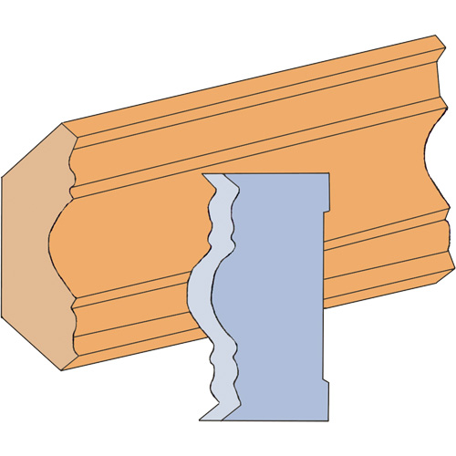Fancy Cove Moulding Cutter Set D. Morneault & Fils