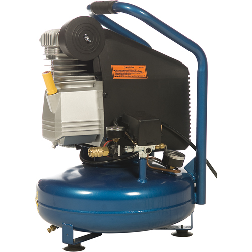 Compresseurs portatifs s&eacute;rie pour entrepreneurs - Lubrification &agrave; l'huile, entraînement direct, &eacute;lectrique, 3,3 gal. (4 gal. US), 125 PSI, 115/1 V D. Morneault & Fils