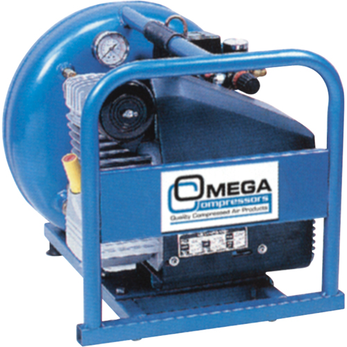 Contractor Series Air Compressors, Electric, 2.6 Gal. (3.2 US Gal), 125 PSI, 115/1 V D. Morneault & Fils