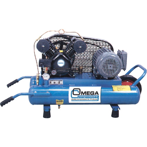 Contractor Series Air Compressors, Electric, 6.6 Gal. (8 US Gal), 125 PSI, 115/1 V D. Morneault & Fils