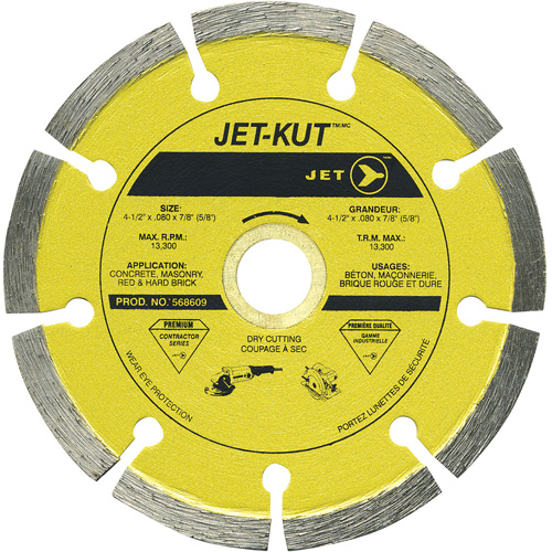 JET-KUT Premium Segmented Diamond Blade D. Morneault & Fils