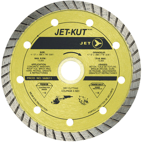 Lame diamant Turbo de premi&egrave;re qualit&eacute; JET-KUT D. Morneault & Fils