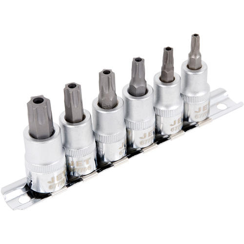 SS386TB Tamperproof Bit Socket Set, Torx&reg; Tamper, 3/8" Drive, 6 Pcs D. Morneault & Fils