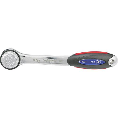 Cl&eacute; &agrave; rochet &agrave; 72 dents HT-1472, Prise de 1/4", Poign&eacute;e Ergonomique D. Morneault & Fils