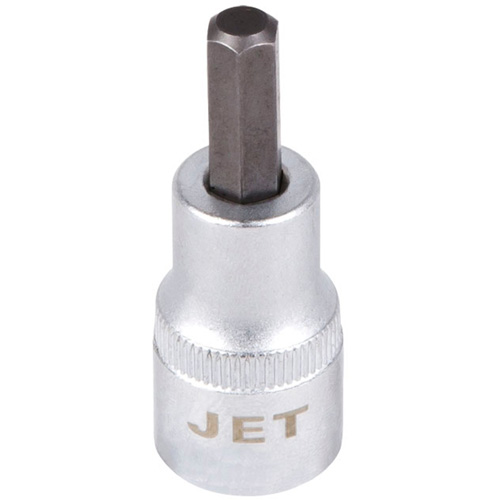 Bit Socket, Hex, 3 mm x 2" L, 3/8" Drive D. Morneault & Fils