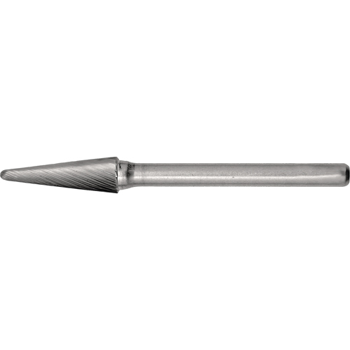 CLEVELAND Solid Carbide Burrs - Taper Shape Radius End 14°, 1/8" Shank D. Morneault & Fils