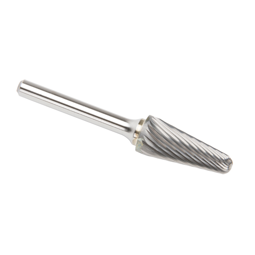 CLEVELAND Solid Carbide Burrs - Taper Shape Radius End 14°, 1/4" Shank D. Morneault & Fils