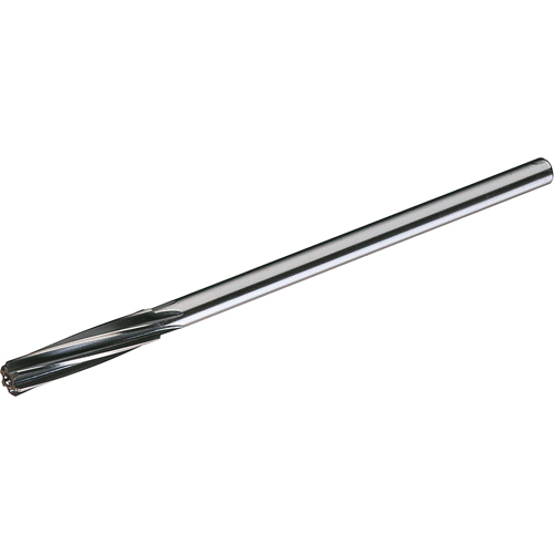 Straight Shank, Spiral Flute Chucking Reamers, Bright Finish, 23/32" Dia., High Speed Steel D. Morneault & Fils