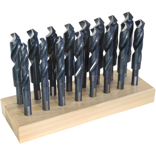 Drill Sets, 16 Pieces, High Speed Steel D. Morneault & Fils