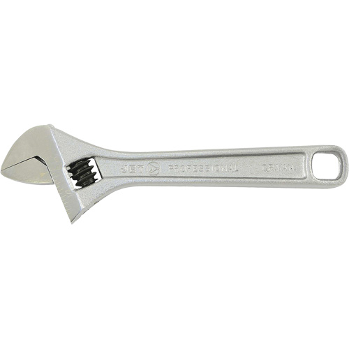 AWP-6 Super Heavy-Duty Professional Adjustable Wrench, 6" L, 15/16" Max Width, Chrome D. Morneault & Fils