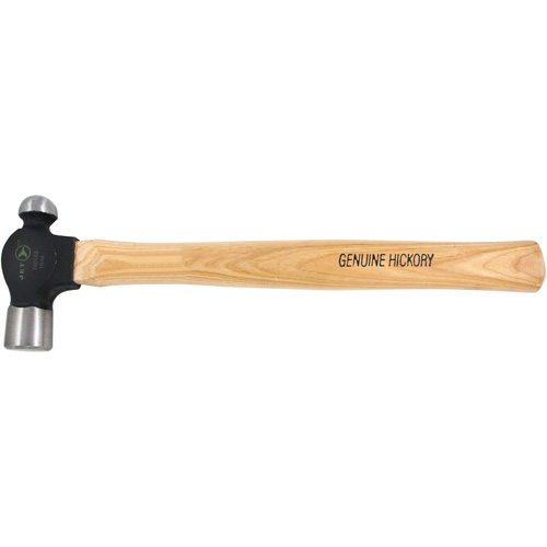 Heavy-Duty Hickory Handle Ball Pein Hammer, 16 oz. Head Weight, Wood Handle D. Morneault & Fils