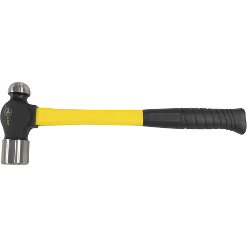 BP-16F Fibreglass Handle Ball Pein Hammer, 16 oz. Head Weight, Plain Face, Cushion Handle D. Morneault & Fils
