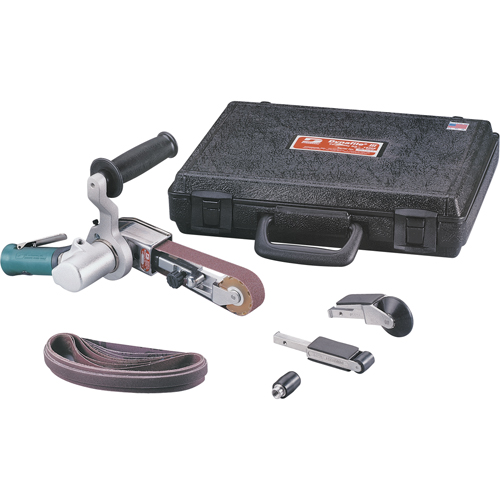 DYNAFILE&reg; III Abrasive Belt Machines, 1/4" - 1", 1/4" NPTF D. Morneault & Fils
