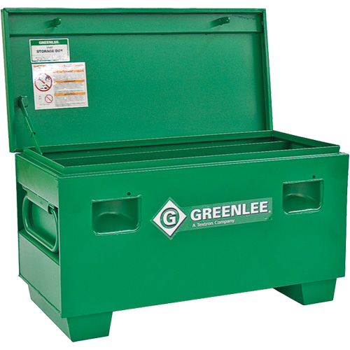 Jobsite Chest, 42" x 20" x 20", Steel, Green D. Morneault & Fils