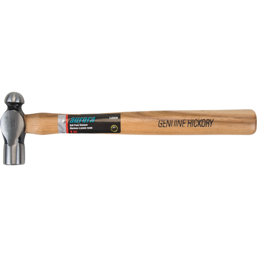 Ball Pein Hammer, 8 oz. Head Weight, Plain Face, Wood Handle D. Morneault & Fils