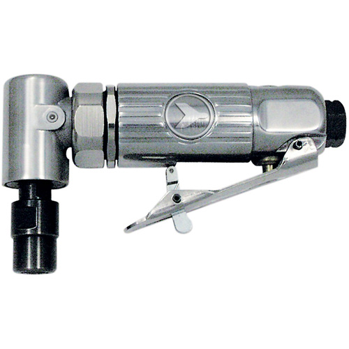 Petite rectifieuse &agrave; t&ecirc;te angulaire sur 90° MDG90 0,3 CV, Collet 1/4", 18000 Tr/min D. Morneault & Fils