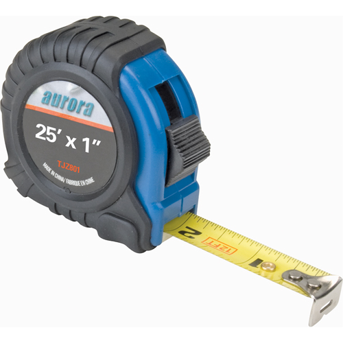 Measuring Tape, 1" x 25', in/ft. Graduations D. Morneault & Fils