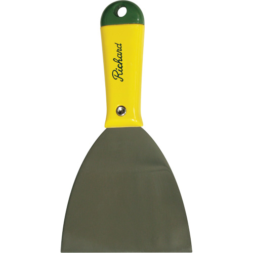 Signature Series Flexible Taping Knife, High-Carbon Steel Blade, 4" Wide, Polypropylene Handle D. Morneault & Fils