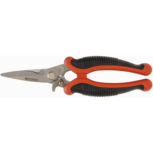 Easy Snip Utility Shear, 4" Cut Length, Straight Handle D. Morneault & Fils