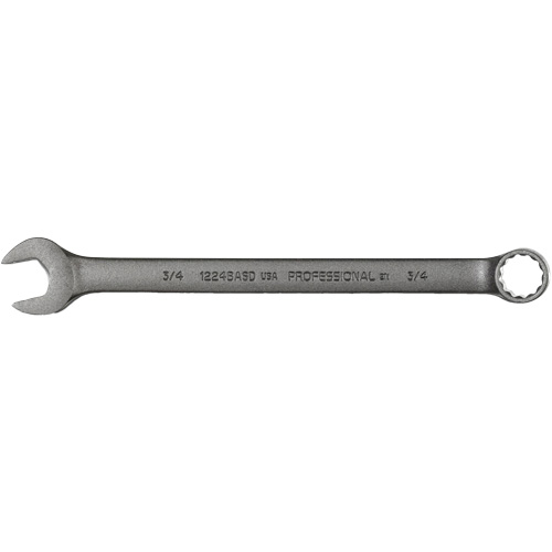 Combination Wrench, 12 Point, 3/4", Black Oxide Finish D. Morneault & Fils