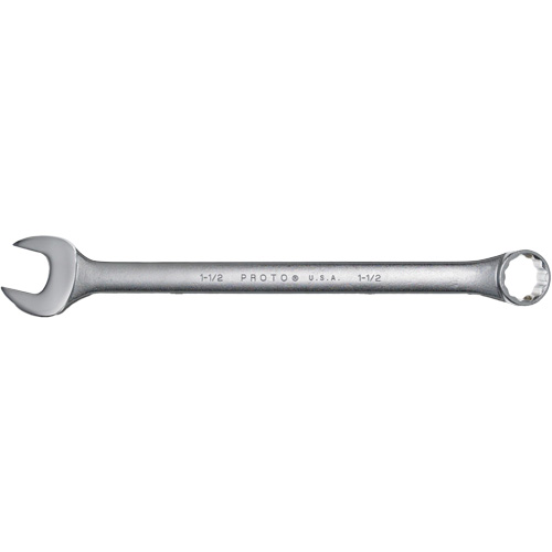 Combination Wrench, 12 Point, 1-1/2", Satin Finish D. Morneault & Fils
