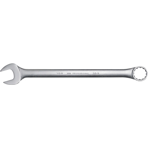 Combination Wrench, 12 Point, 1-5/8", Satin Finish D. Morneault & Fils