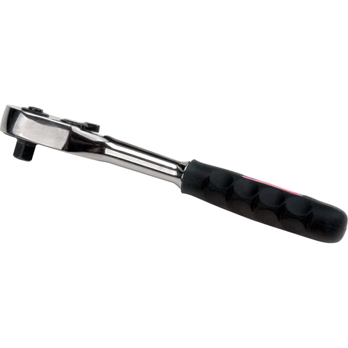 Quick-Release Rubber Grip Ratchet Wrench, 1/4" Drive, Rubber Handle D. Morneault & Fils