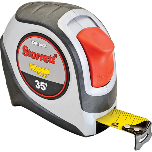 Ruban &agrave; mesurer s&eacute;rie KTXP, 1" x 35', Marques de goujon 1/16" D. Morneault & Fils