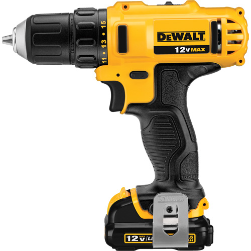 Max Drill Driver Kit, Lithium-Ion, 12 V, 3/8" Chuck, 189 UWO Torque D. Morneault & Fils
