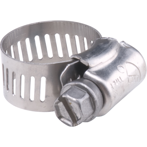 GEAR CLAMP TRIDON #128 STAINLESS 1/2"BAND, Min Dia. 7", Max Dia. 9" D. Morneault & Fils