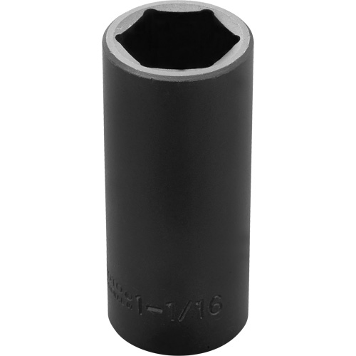 Douille, Chocs, 1-1/16", Prise 1/2", 6 pans, Profond D. Morneault & Fils