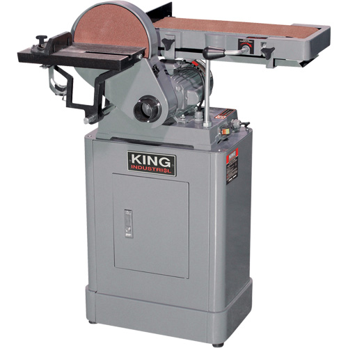 Bandes abrasives 6" x 48" et ponceuses &agrave; disque 9", 6" la x 48" lo Bande, 9" Disque D. Morneault & Fils