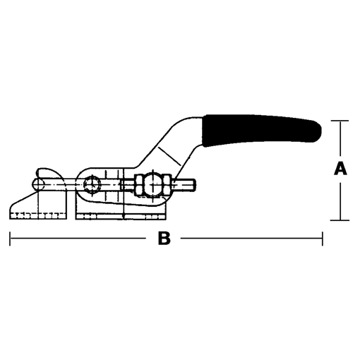 Latch Clamps - 300 Series, 360 lbs. Clamping Force D. Morneault & Fils