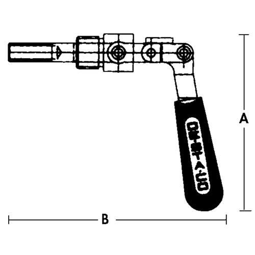 Crampons articul&eacute;s droits - S&eacute;rie 601, Capacit&eacute; de 5/8" (15,875 mm), Force de serrage de 100 lb D. Morneault & Fils